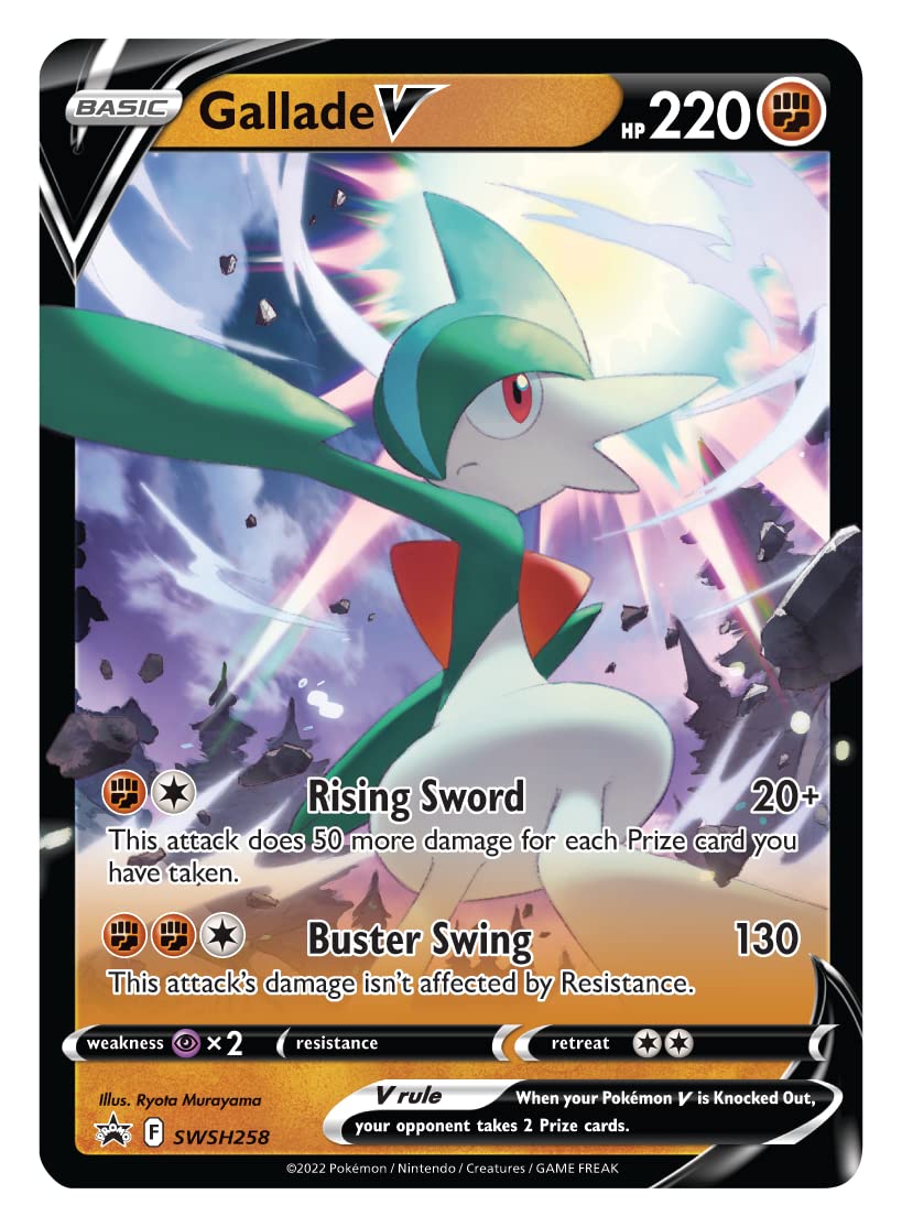 Pokémon Hidden Potential Tin – Gallade V (1 Foil Card & 4 Booster Packs)