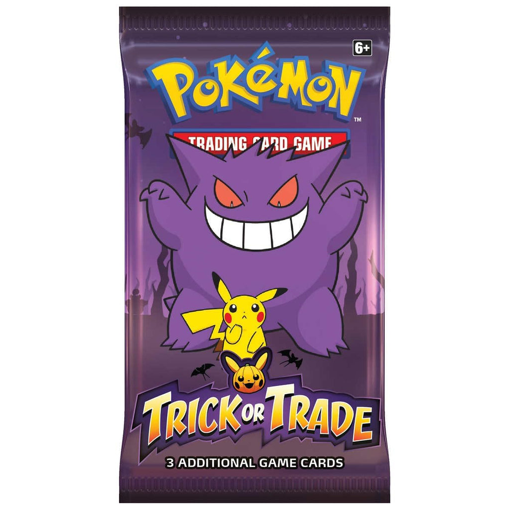 Poktemon TGC Trick or Trade Booster Bundle for Ages 6 Years and Up - Includes 120 Mini Packs - 1 Count