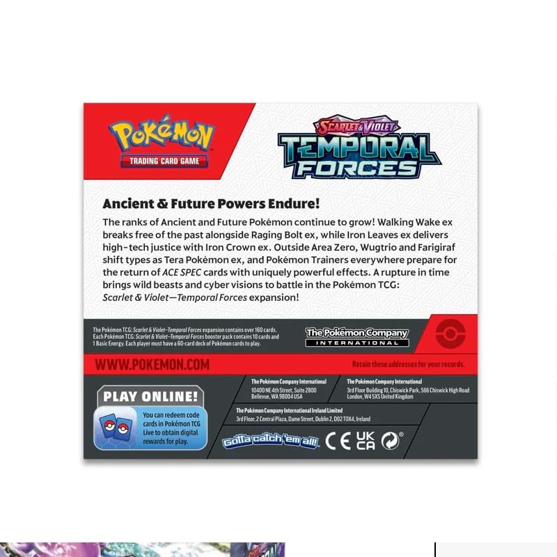Pokemon TCG: Scarlet and Violet - Temporal Forces Booster Display Box - 36 Packs