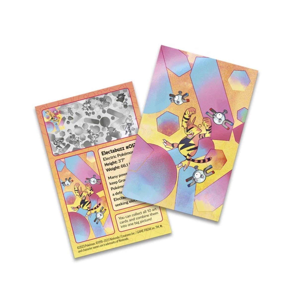 Pokémon TCG: Scarlet & Violet—151 Mini Tin – Electabuzz and Magnemite (2 Booster Packs, 1 Coin & 1 Art Card)