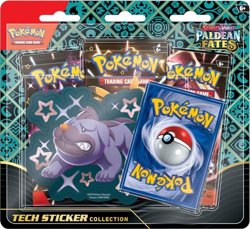 Pokemon: Scarlet & Violet: Paldean Fates Tech Sticker Collection (Random)