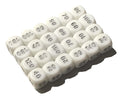 Pokemon Dice x24 Set - Damage Counters - White & Silver - Pokemon 151 - Elite Trainer Box