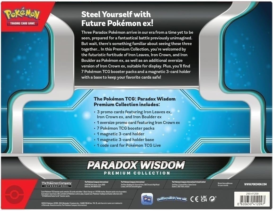 Pokemon TCG: Paradox Wisdom Premium Collection, Age: 6+ Years