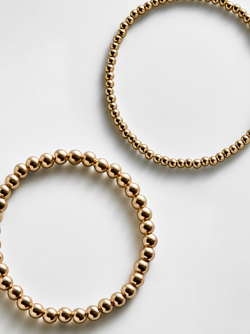 Gold Pisa Bracelet - 3MM Beads
