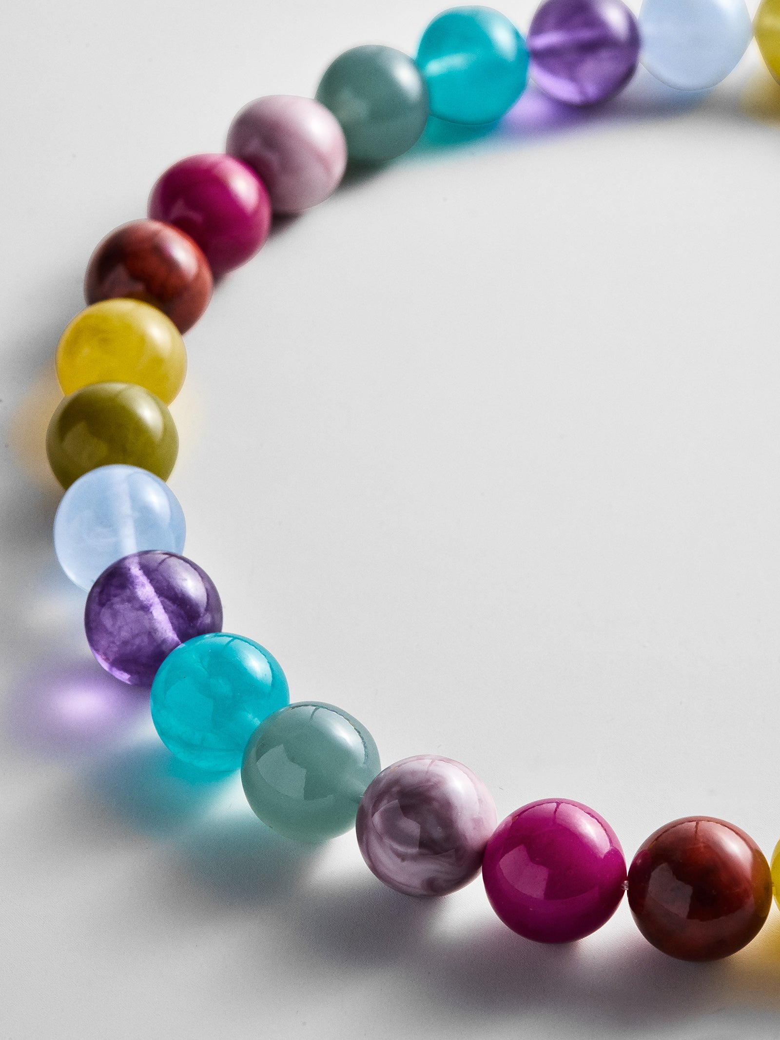 Mini Jane Beaded Necklace - Multi Bead
