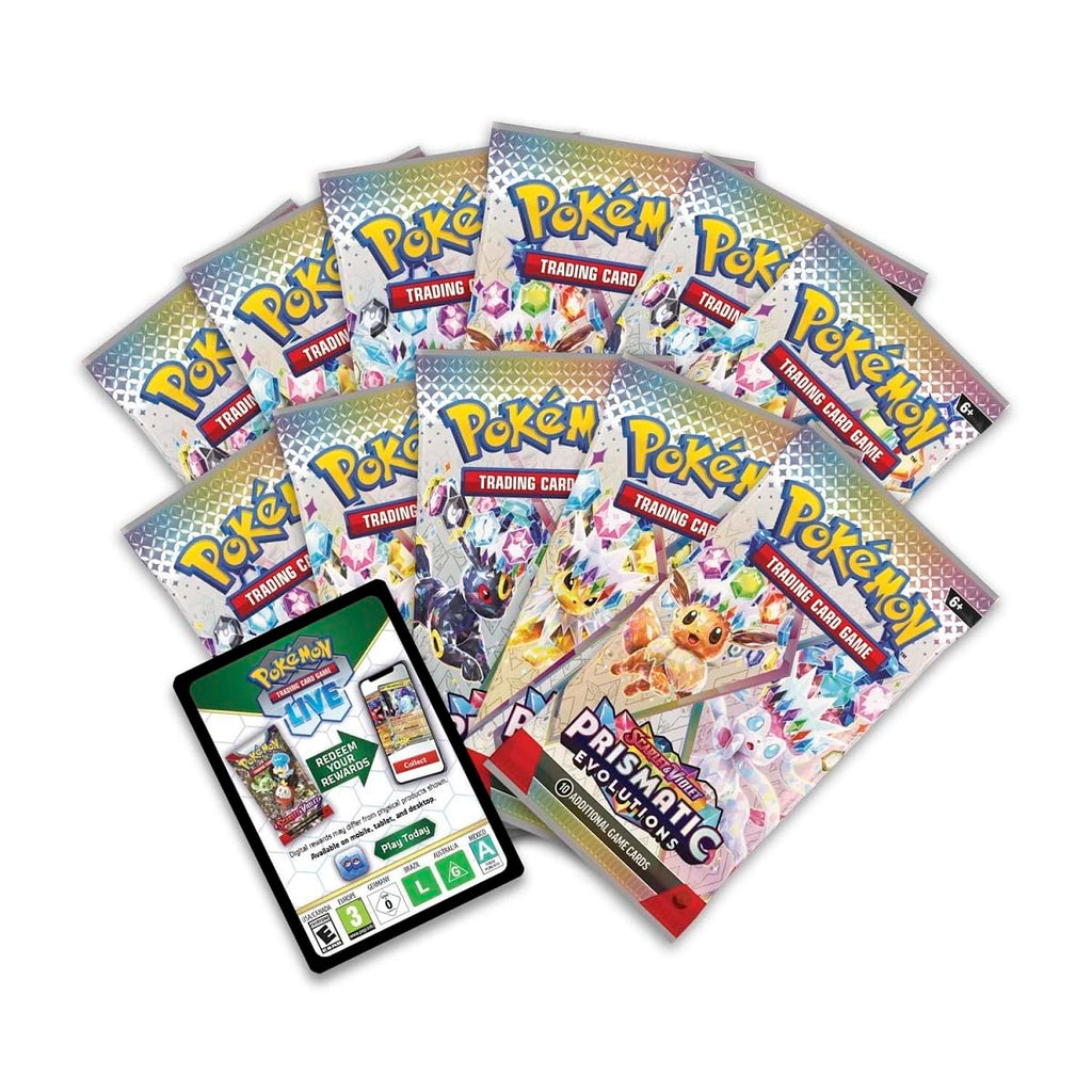 Pokemon TCG: Scarlet & Violet-Prismatic Evolutions Pokémon Center Elite Trainer Box