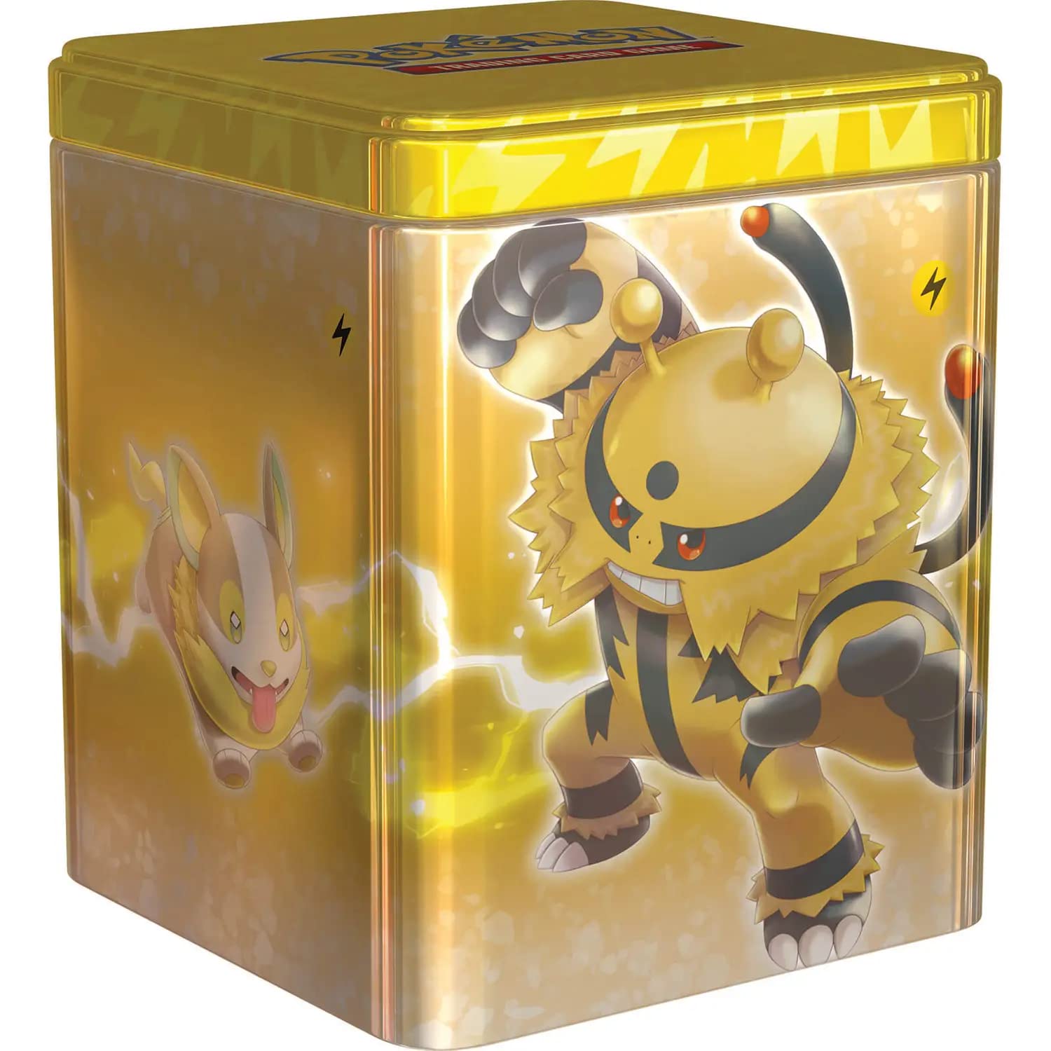 Pokemon TCG: Lightning Stacking Tin (3 Booster Packs & Coin)