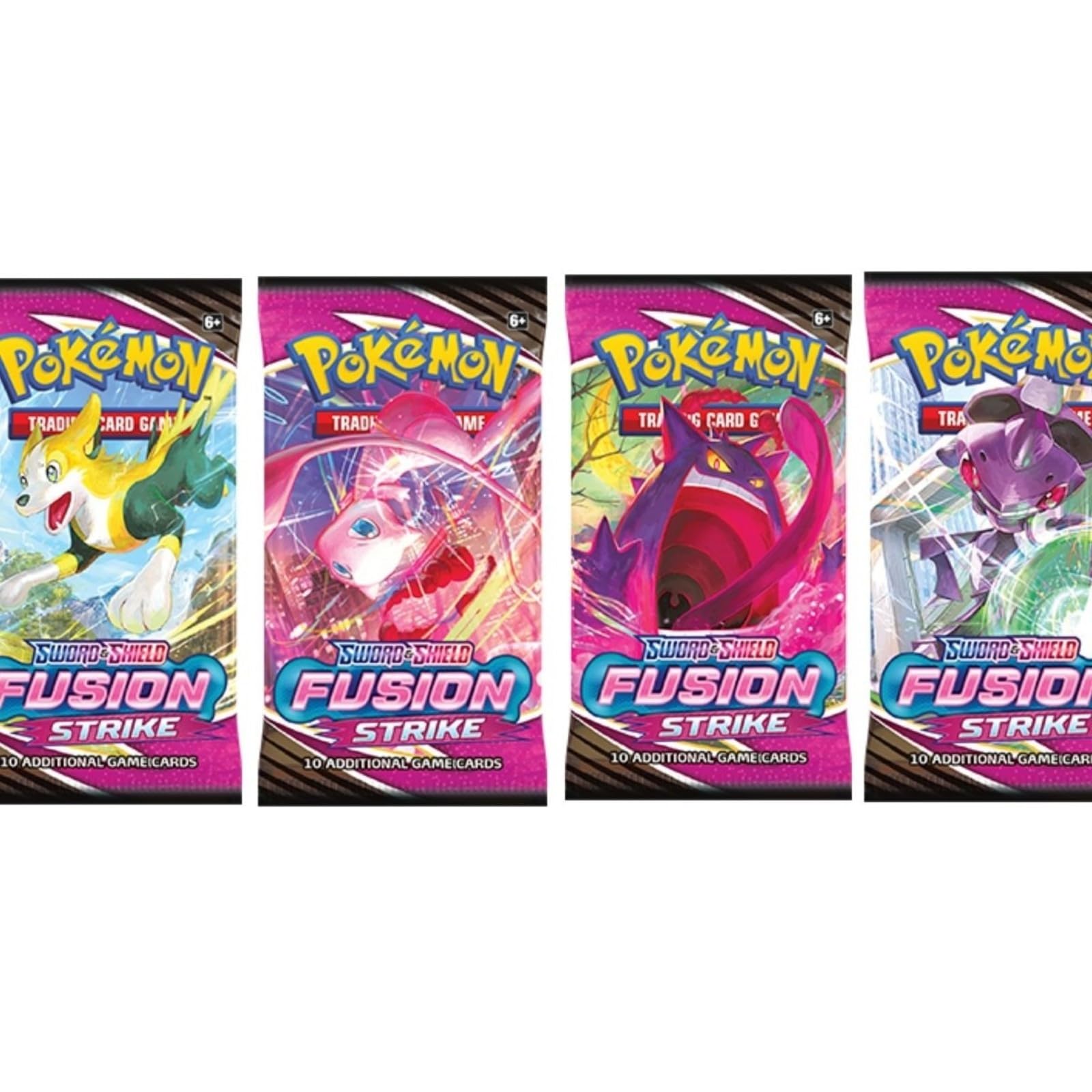 Pokemon TCG: Sword & Shield Fusion Strike 4 Booster Packs