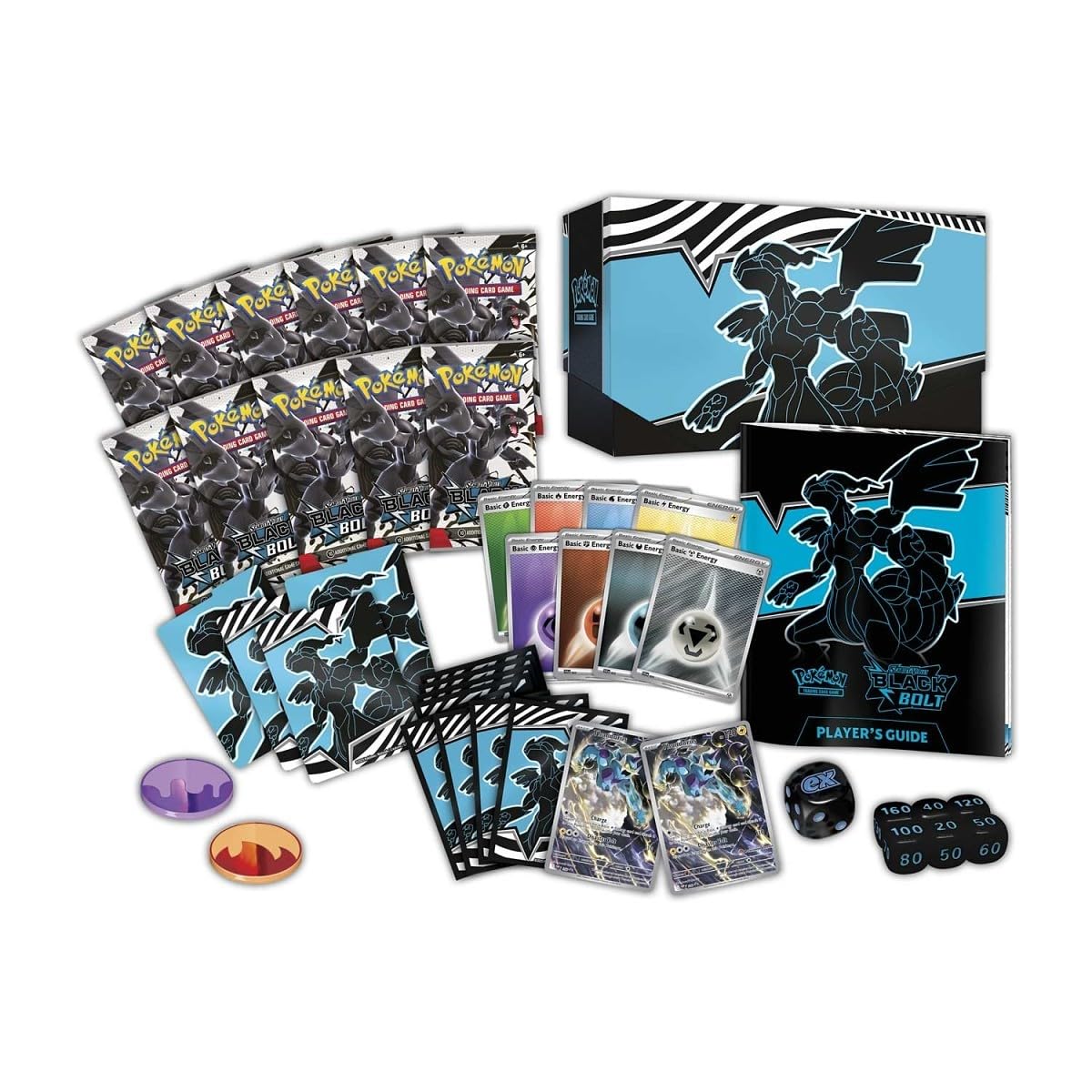 Pokemon TCG Scarlet & Violet 10.5 Black Bolt Pokemon Center Elite Trainer Box - 11 Packs, Promo Cards