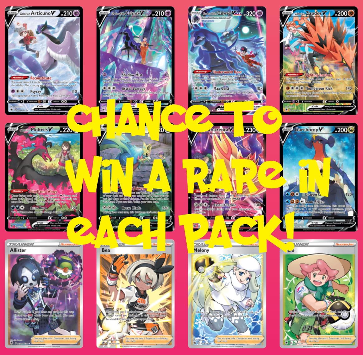 Pokemon TCG: Sword & Shield Astral Radiance 4 Booster Packs