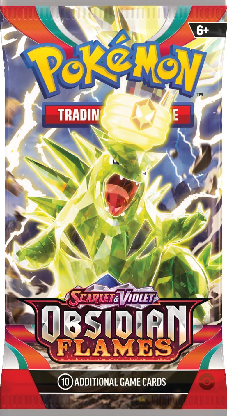 Pokemon TCG: Scarlet & Violet: SV03 Obsidian Flames: 3 Pack Booster Blister - Houndstone
