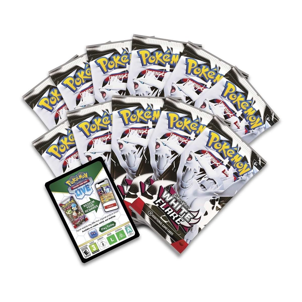 Pokemon TCG Scarlet & Violet 10.5 White Flare Pokemon Center Elite Trainer Box - 11 Packs, Promo Cards