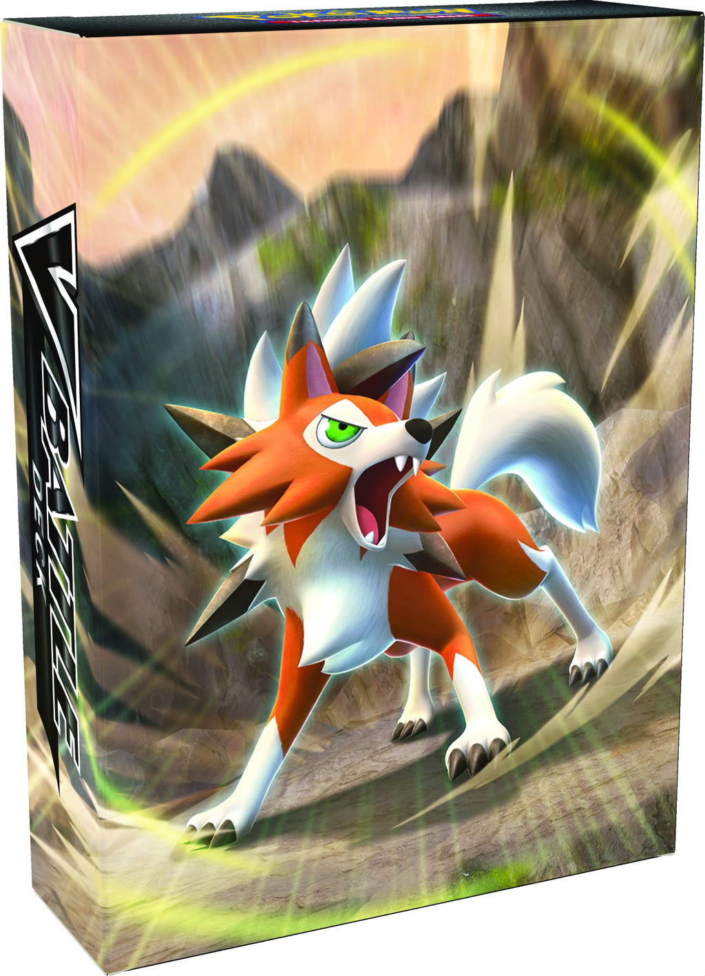 The Pokémon Company Int. Inc. | Pokemon TCG: Lycanroc V Battle Deck | Card Game | Ages 6+ | 2 Players | 10 Minutes Playing Time