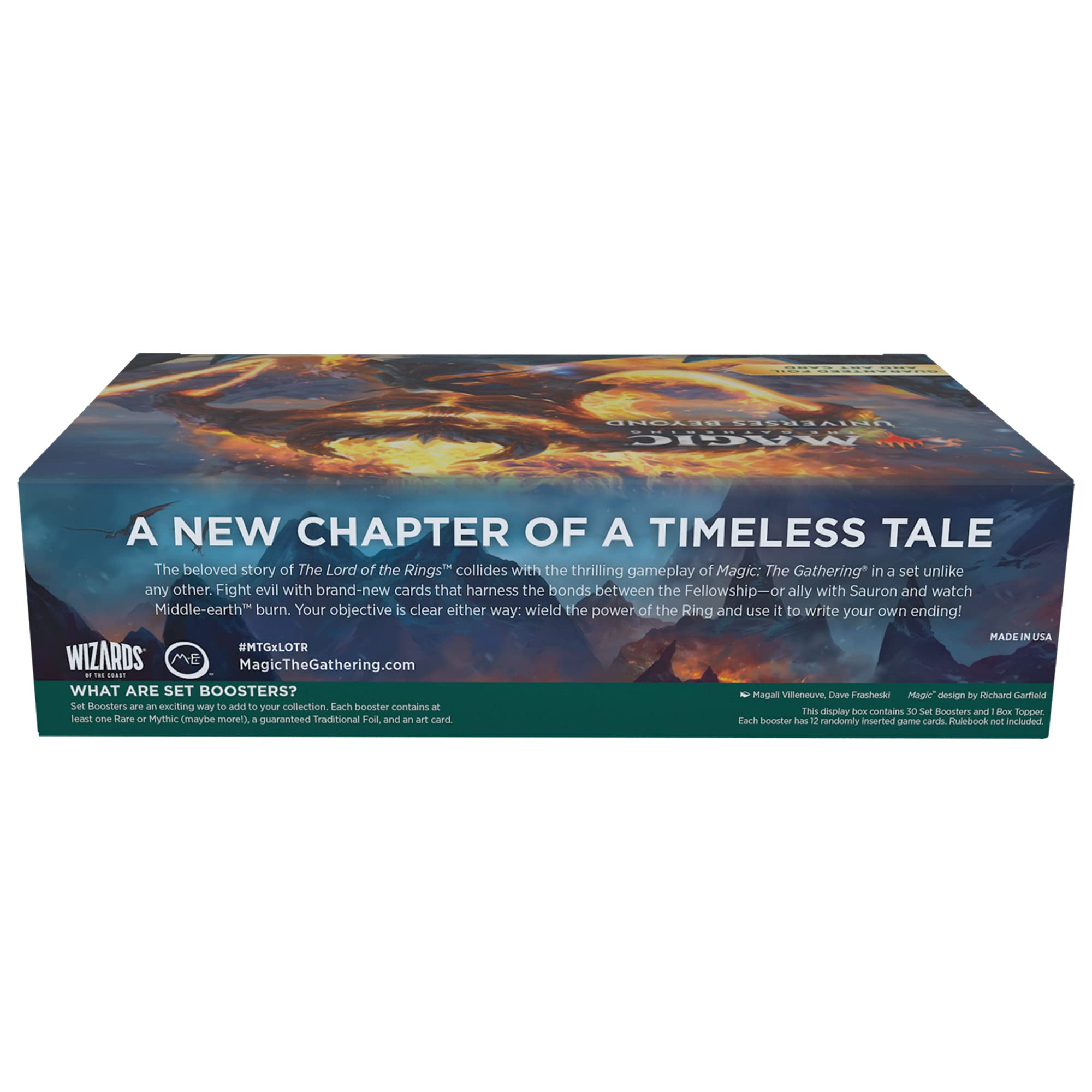 Magic: The Gathering The Lord of the Rings: Tales of Middle-earth Set Booster Box - 30 Packs (360 Magic Cards)