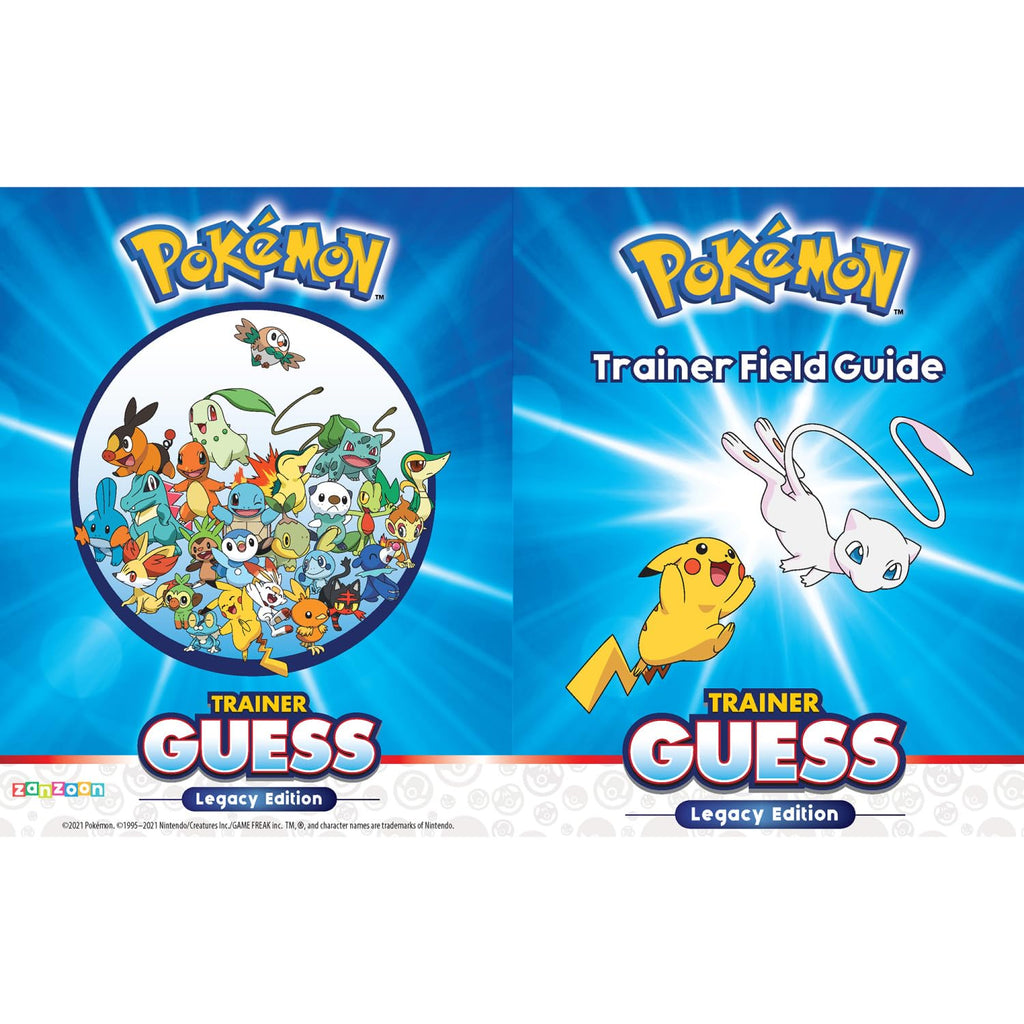 Pokemon Trainer Guess - Legacy - Electronic Guessing Game, Collect 148 Iconic, Field Guide, Talk to Your Light & Sound Poke Ball, Kids 6+ Brown Box Packaging