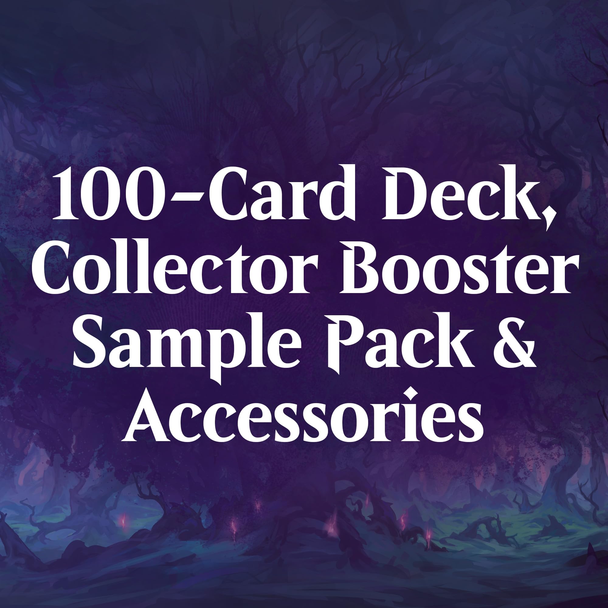 Magic: The Gathering Wilds of Eldraine Commander Deck - FAE Dominion (100-Card Deck, 2-Card Collector Booster Sample Pack + Accessories)