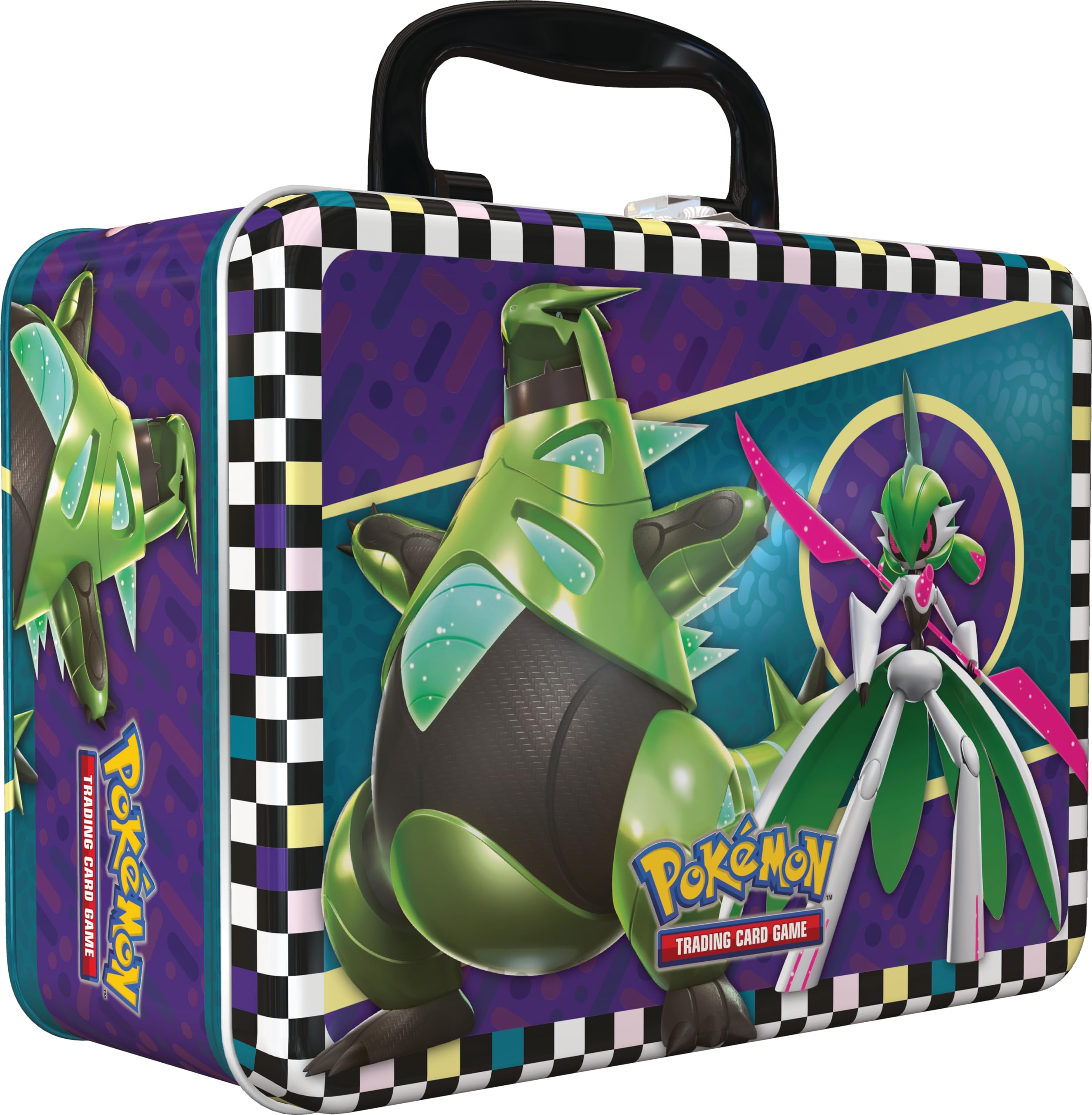 Pokémon TCG: Collector Chest – Scream Tail & Iron Valiant (2 Foil Promo Cards, 6 Booster Packs & More)