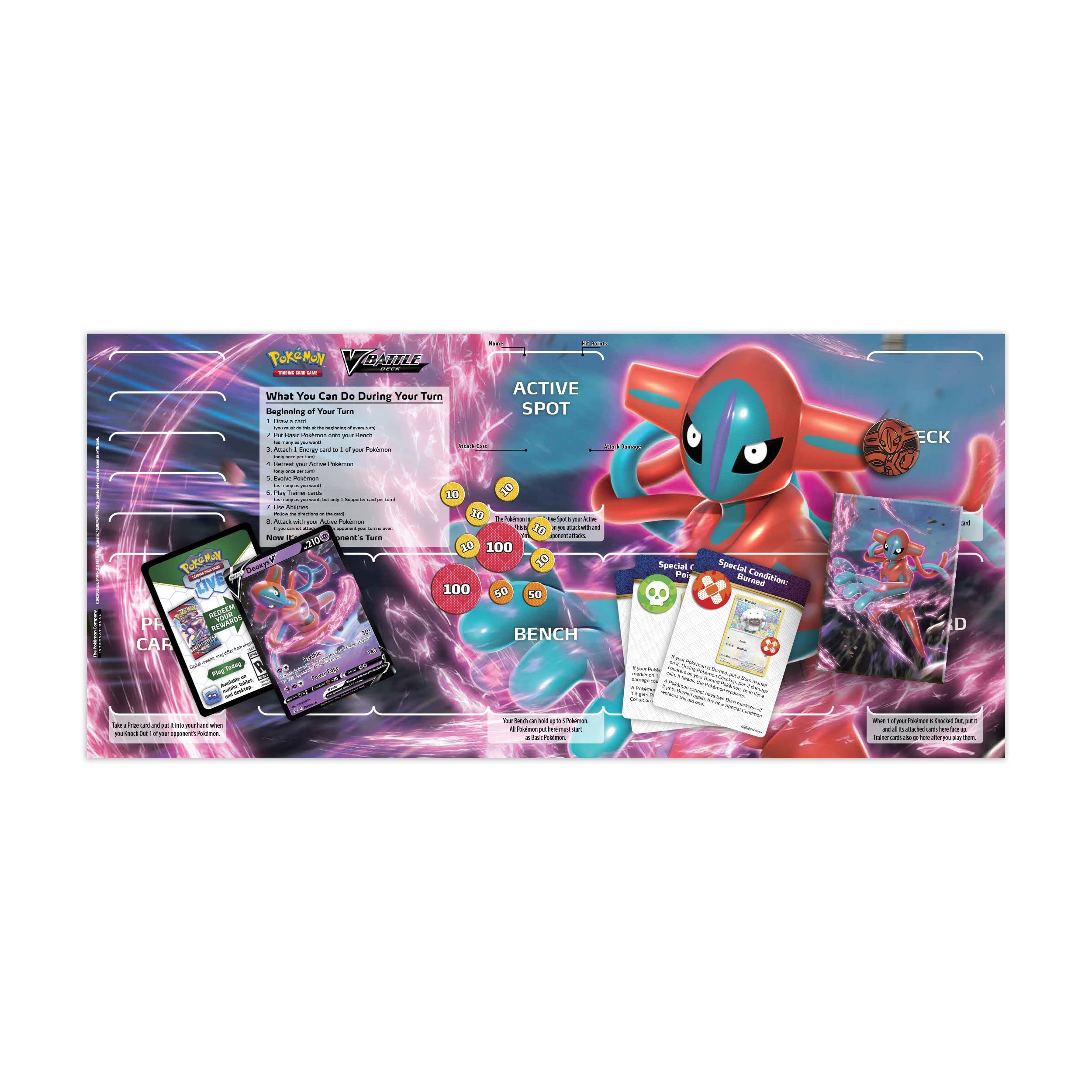 Pokémon TCG: Deoxys V Battle Deck (60 Cards, Ready to Play)