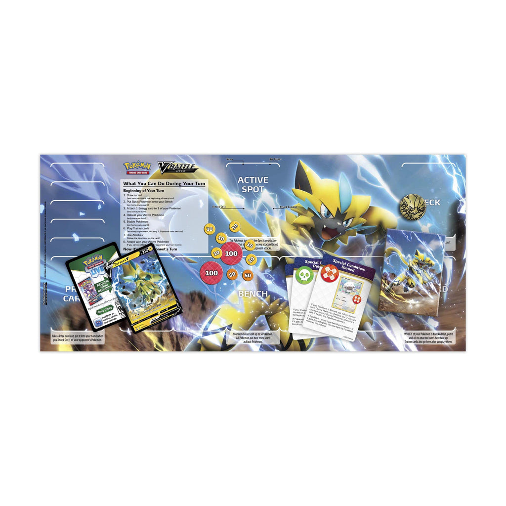 Pokémon TCG: Zeraora V Battle Deck (60 Cards, Ready to Play)