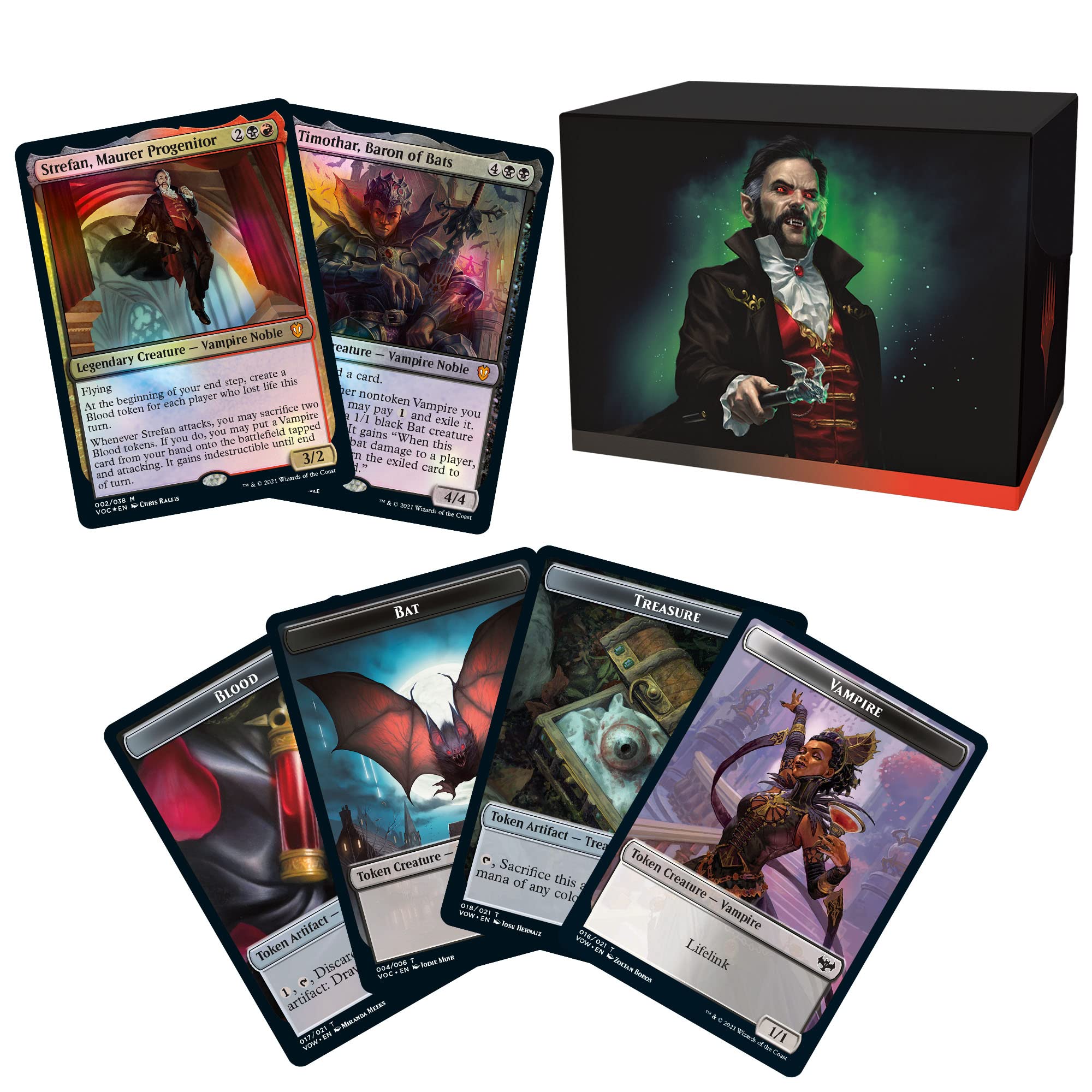 Magic: The Gathering Innistrad: Crimson Vow Commander Deck – Vampiric Bloodline (Black-Red)
