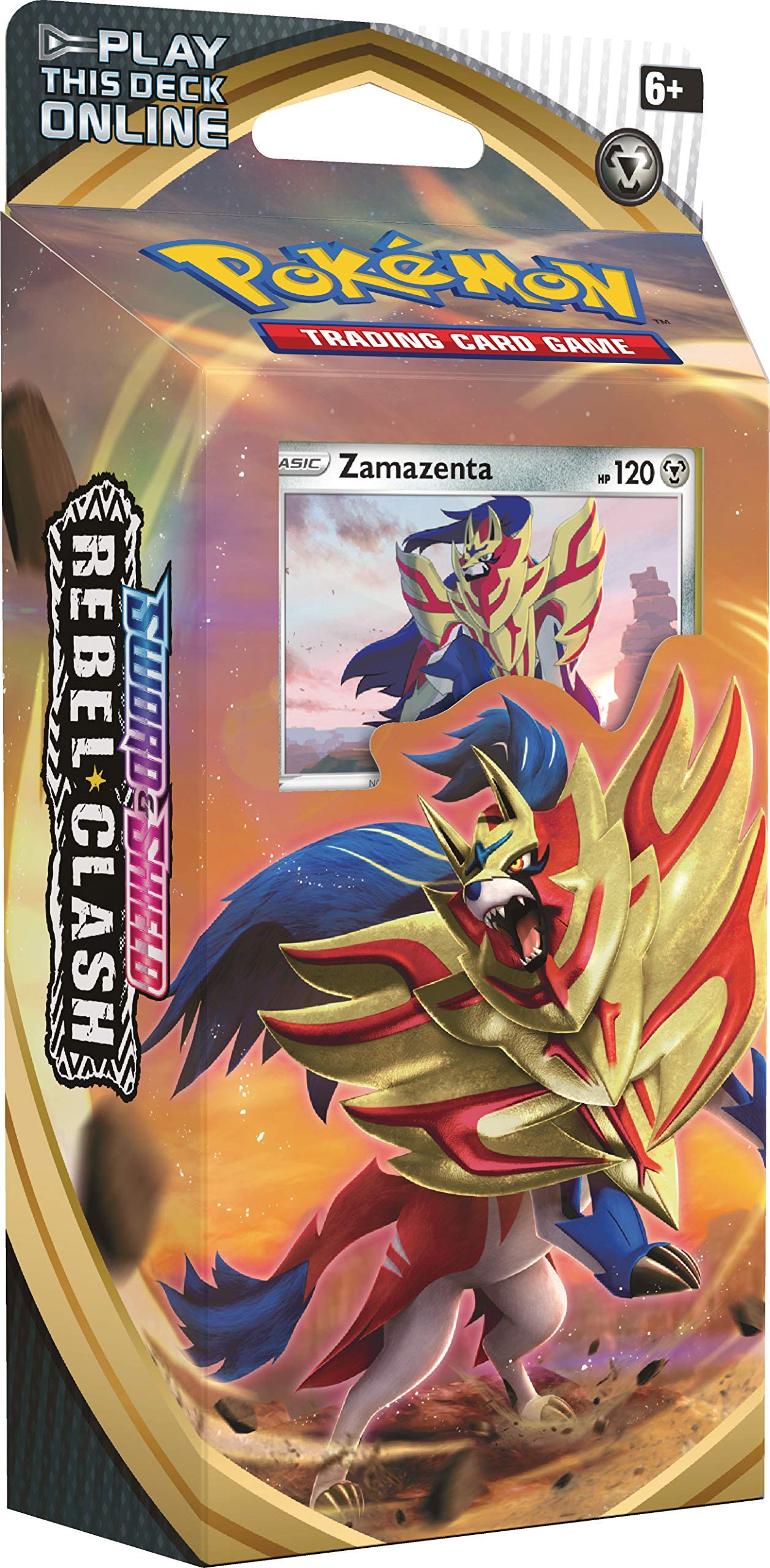 Pokemon TCG: Sword & Shield Rebel Clash Theme Deck Featuring Zamazenta