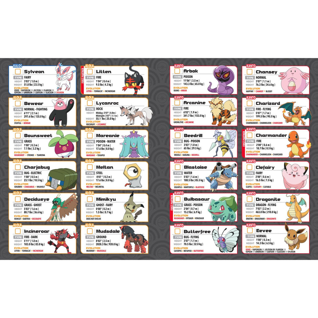 Pokemon Trainer Guess - Ash Adventures - Electronic Guessing Game, Collect 150 Pokemon, Field Guide, Talk to Your Light & Sound Poke Ball, Kids 6+ Brown Box Packaging