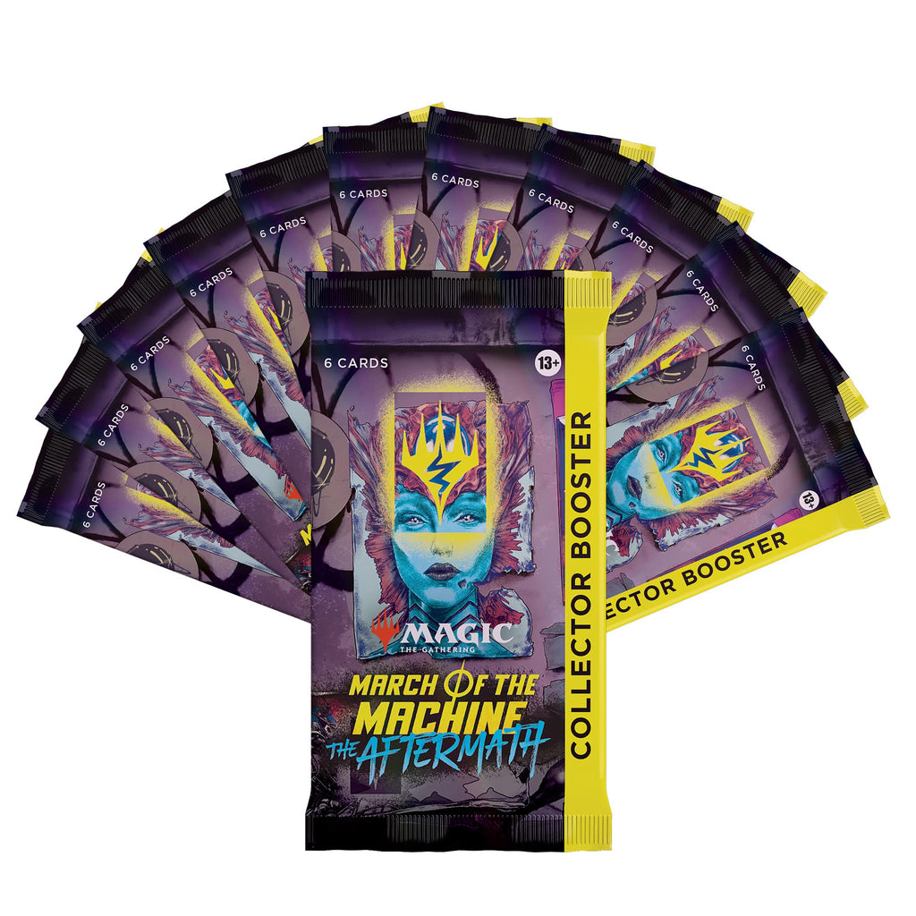 Magic: The Gathering March of The Machine: The Aftermath Collector Booster Box, 12 Packs (English Version)