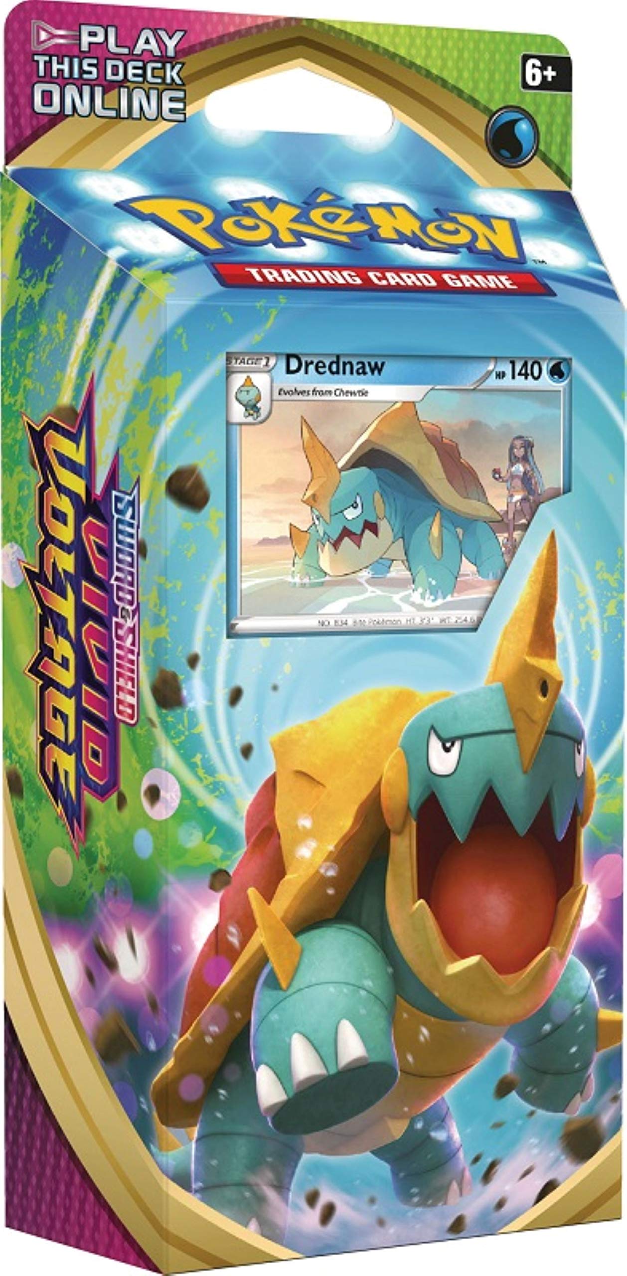 Pokémon Sun & Moon 4 Vivid Voltage Theme Deck - Drednaw, Multicolor