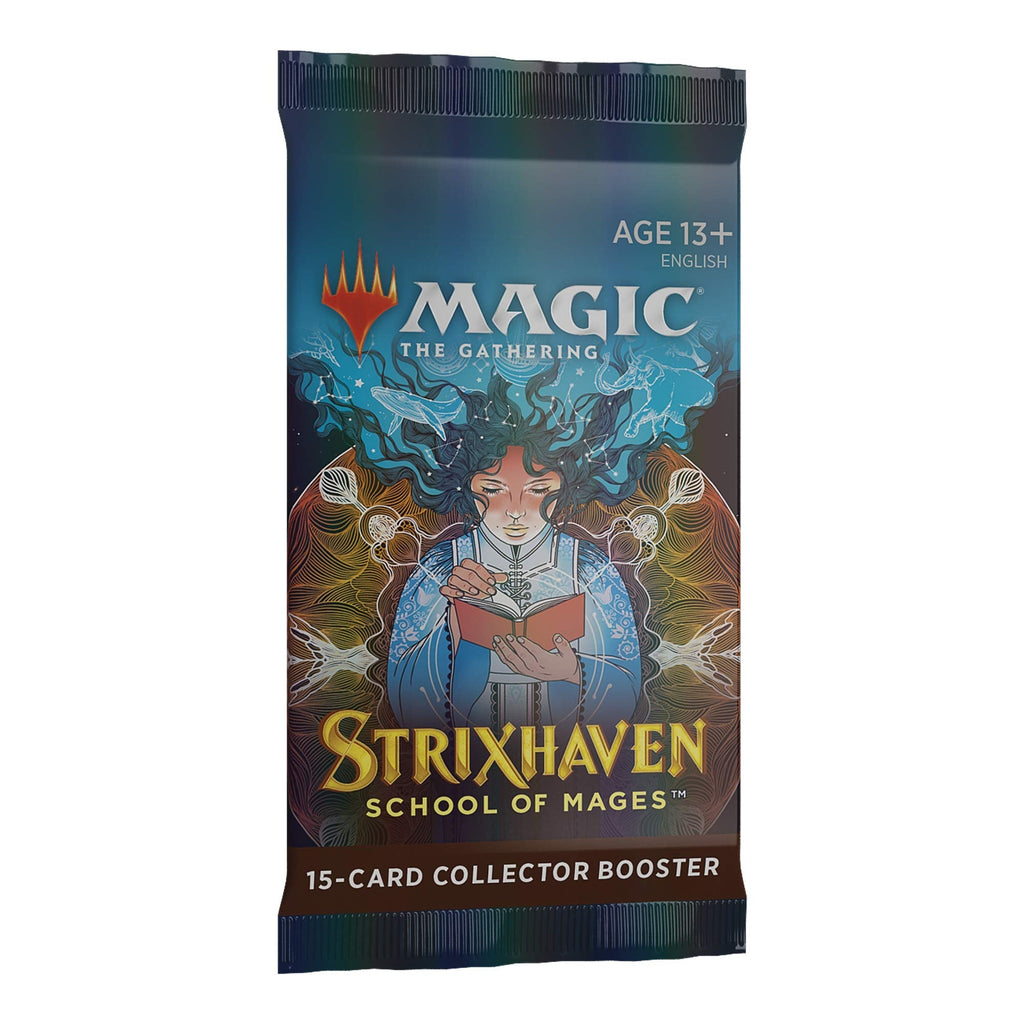 Magic The Gathering Strixhaven Collector Booster Pack | 15 Magic Cards, Blue