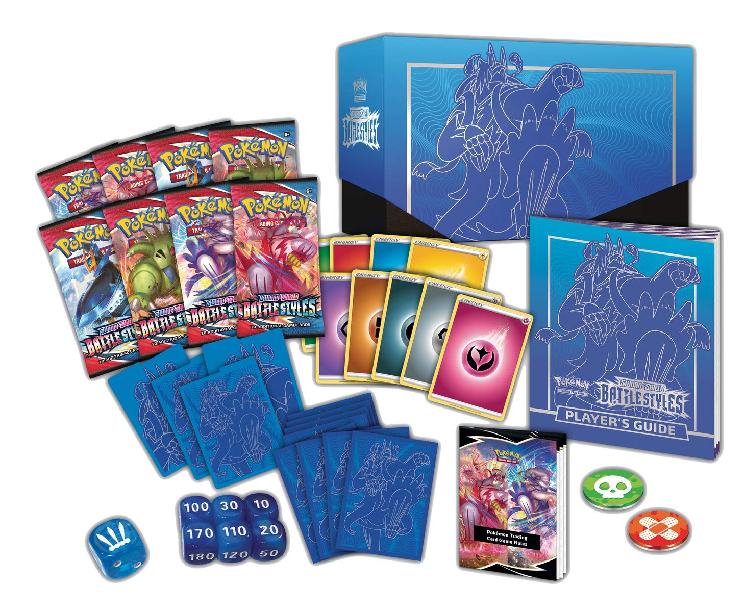 Pokemon TCG: Sword & Shield - Battle Styles Elite Trainer Box - Blue