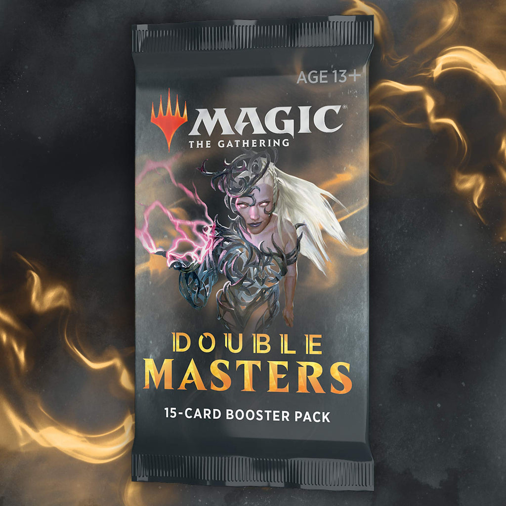 Magic: The Gathering Double Masters 2020 Draft Booster Pack | 15 Magic Cards | 2 Rares | 2 Foils