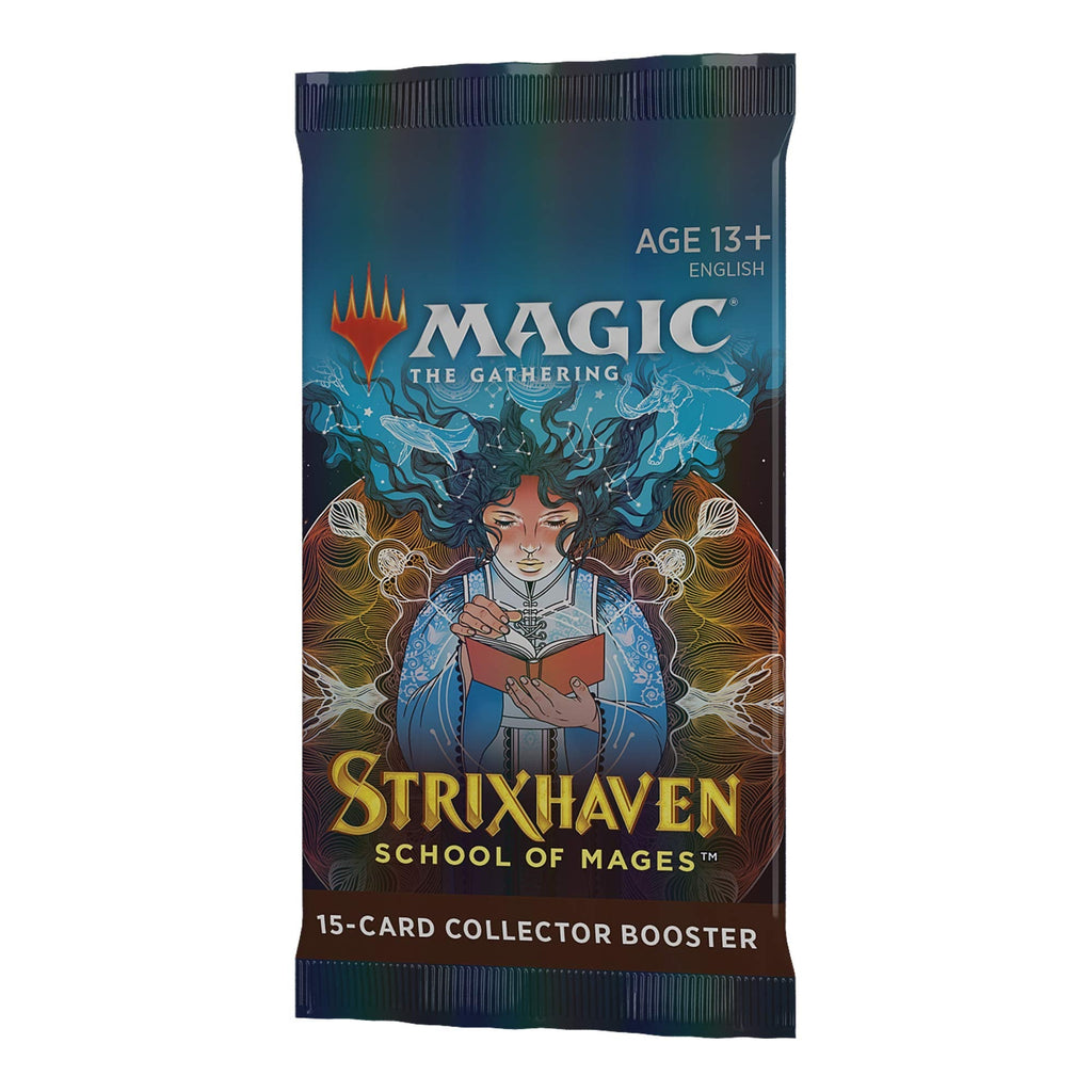 Magic The Gathering Strixhaven Collector Booster Pack | 15 Magic Cards, Blue