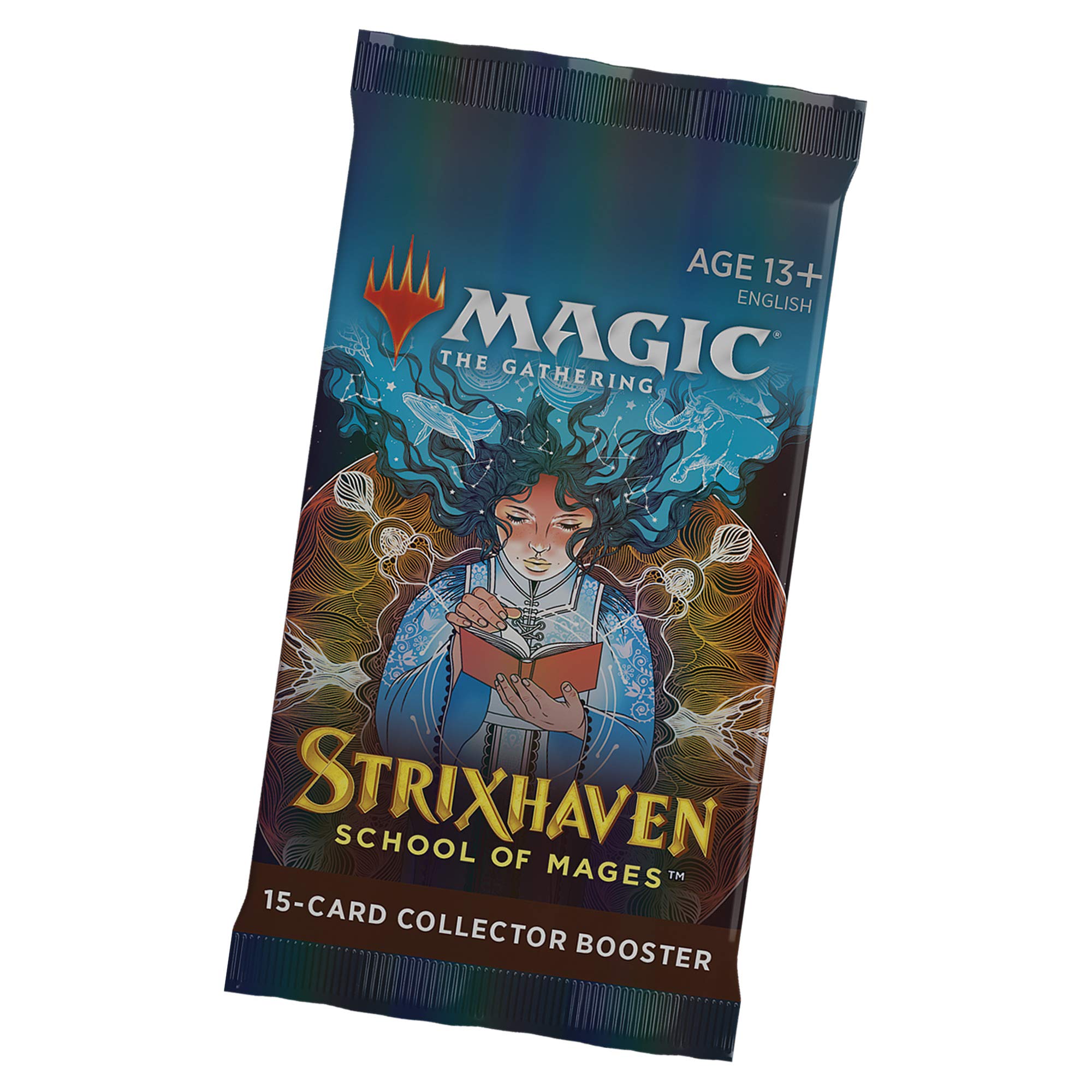Magic The Gathering Strixhaven Collector Booster Pack | 15 Magic Cards, Blue