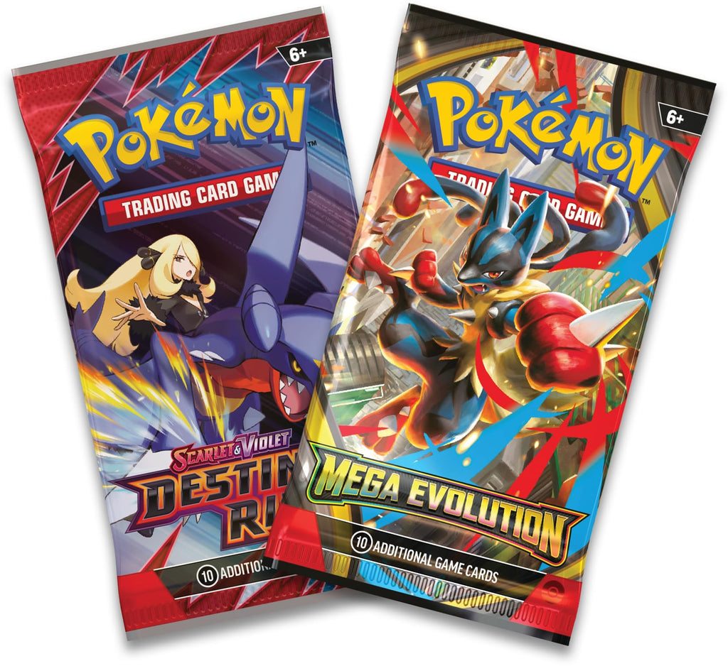 Pokémon TCG: Mega Heroes Mini Tin – Mega Gardivoir (1 Sticker, 1 Art Card & 2 Booster Packs)