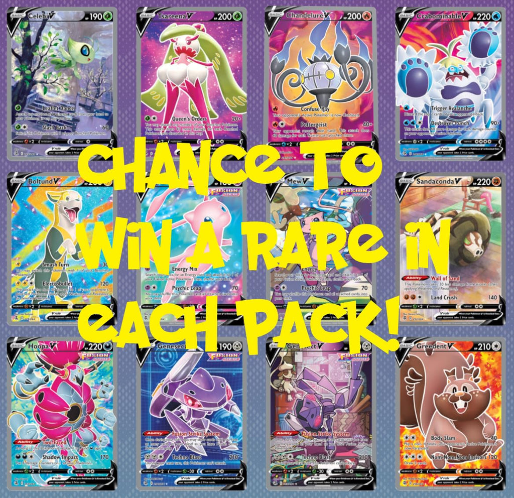 Pokemon TCG: Sword & Shield Fusion Strike 4 Booster Packs