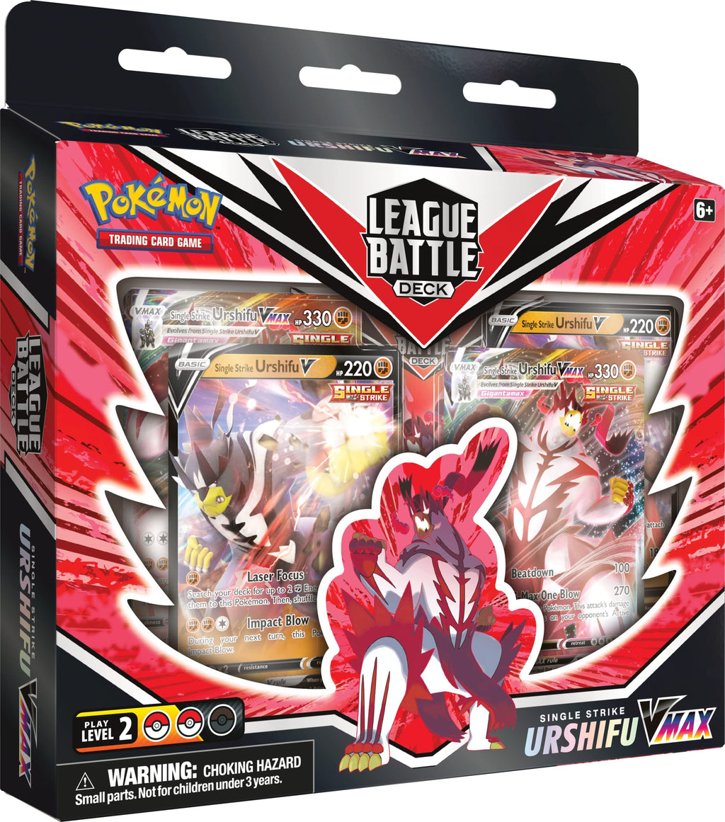 Pokemon TCG: Single Strike or Rapid Strike Urshifu VMAX League Battle Deck