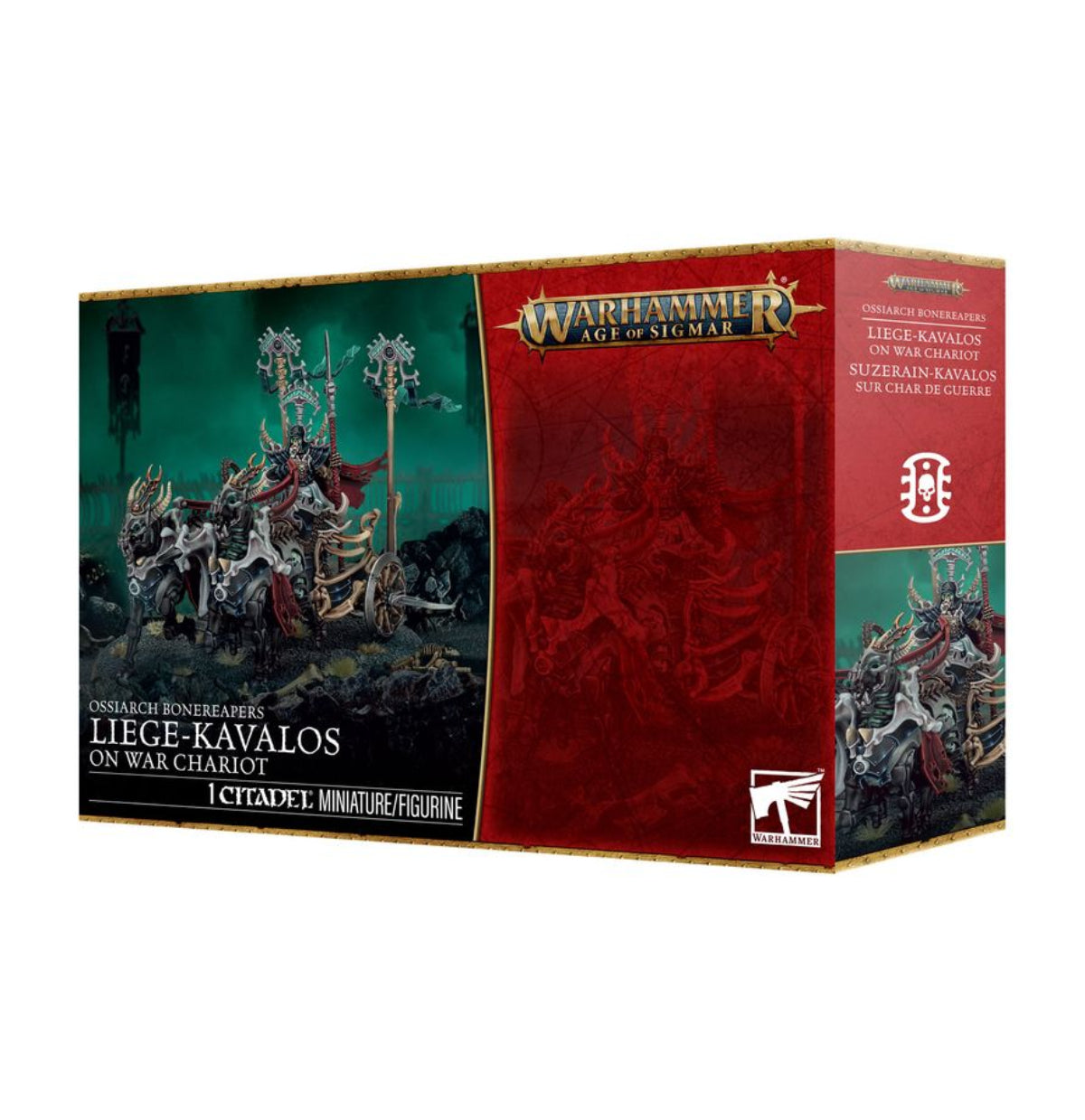 Warhammer AoS Ossiarch Bonereapers Liege-Kavalos On War Chariot