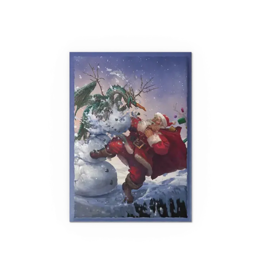 Dragon Shield Game Sleeves 100ct - Christmas 2025 Brushed Art
