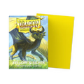 Dragon Shield Game Sleeves 100ct - Matte Dual Yellow & Silver Standard