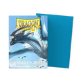 Dragon Shield Game Sleeves 100ct - Matte Dual Sky Blue & Silver Standard