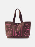 Solid Custom Alpha Tote - Chocolate Brown