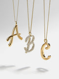 Signature Initial Necklace - Gold