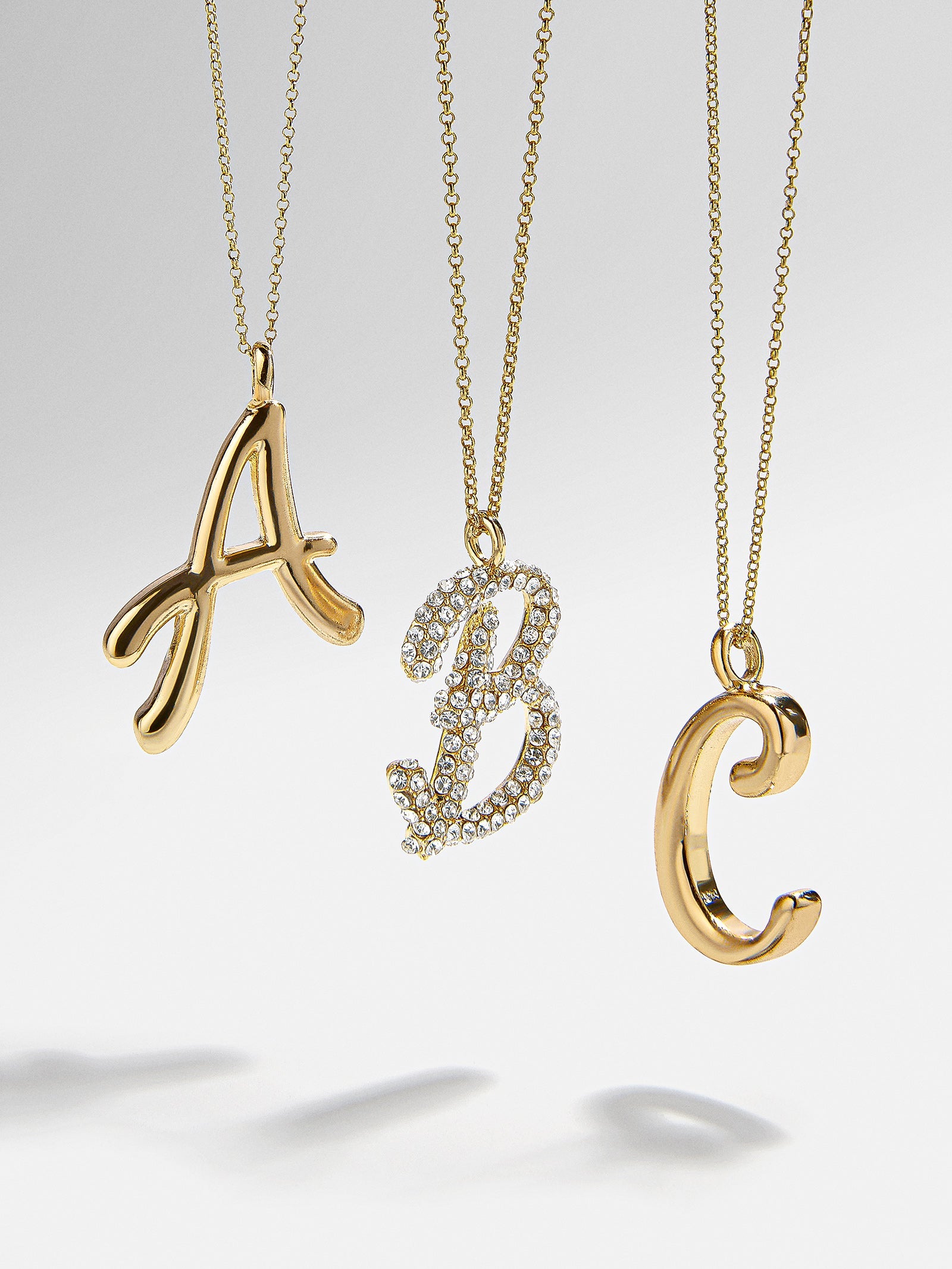 Signature Initial Necklace - Gold