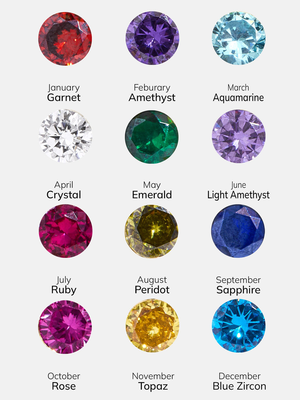 Sydney 18K Gold Plated Sterling Silver Birthstone Earrings - Light Amethyst