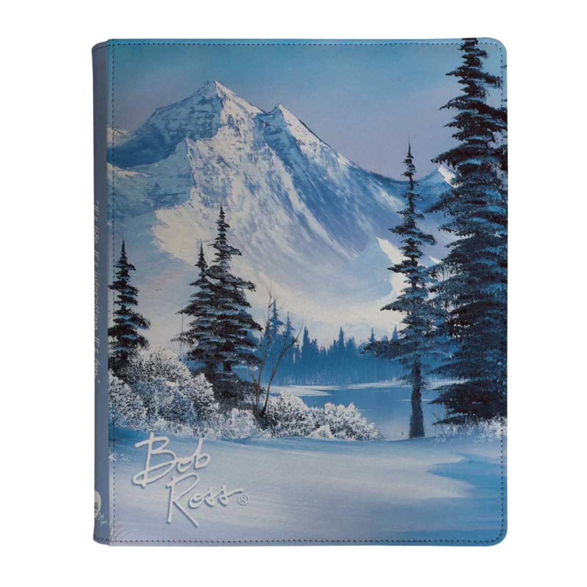 Bob Ross Winter Paradise 360 Card Binder Zip