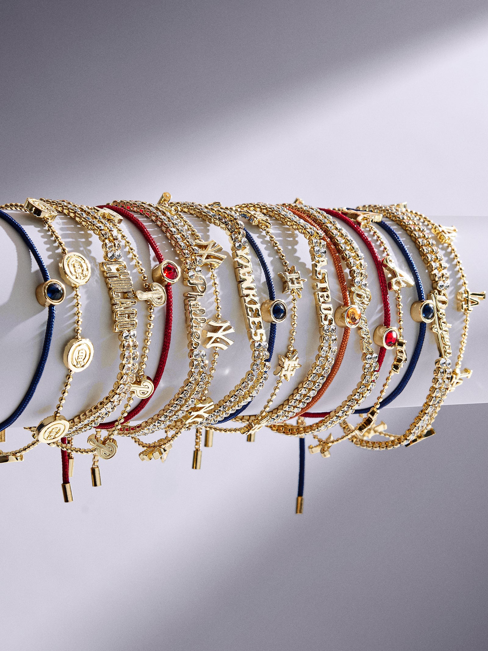 MLB Bracelet Set - Atlanta Braves