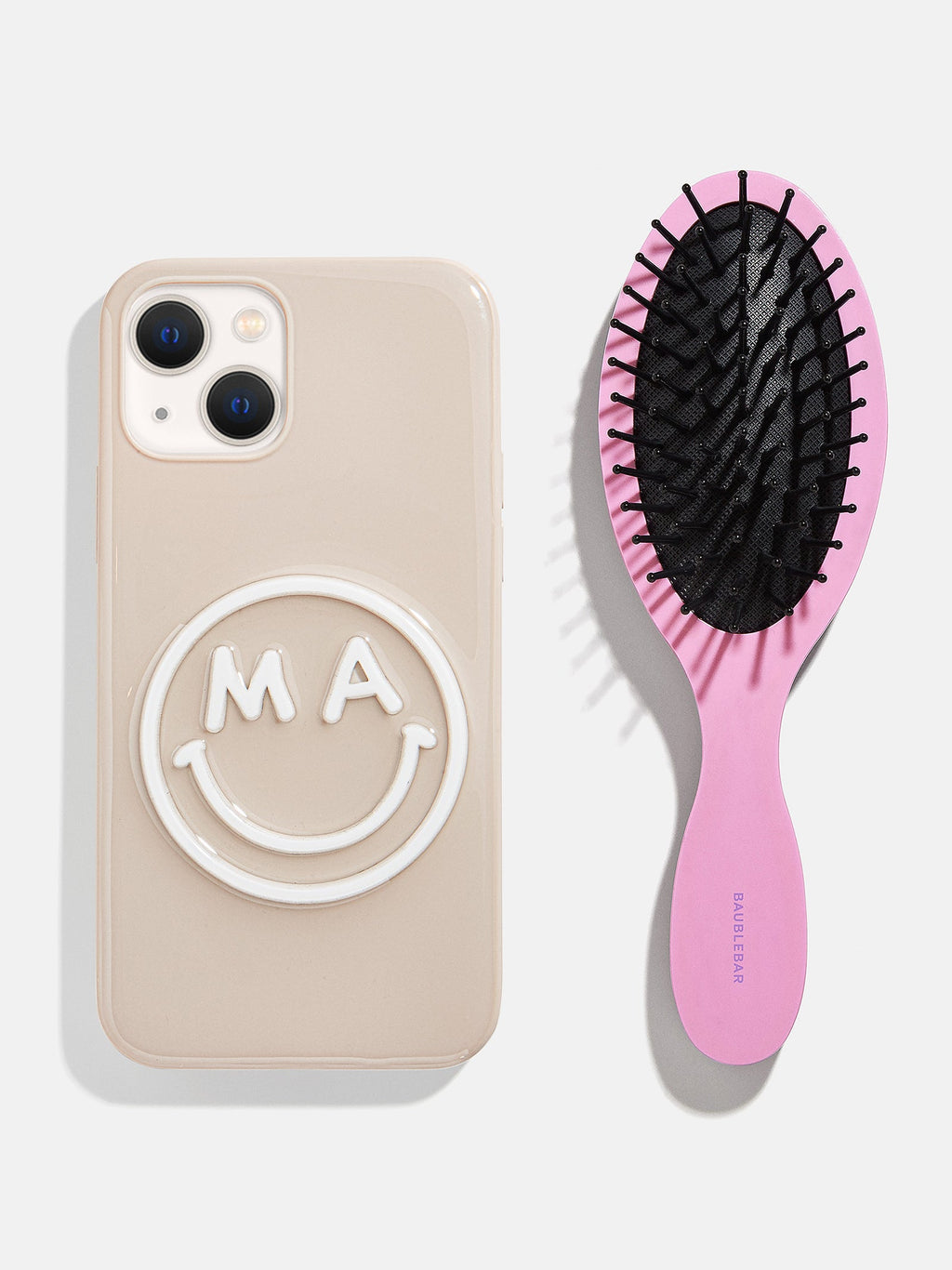 Mini Fine Line Custom Hair Brush - Lavender/Pink