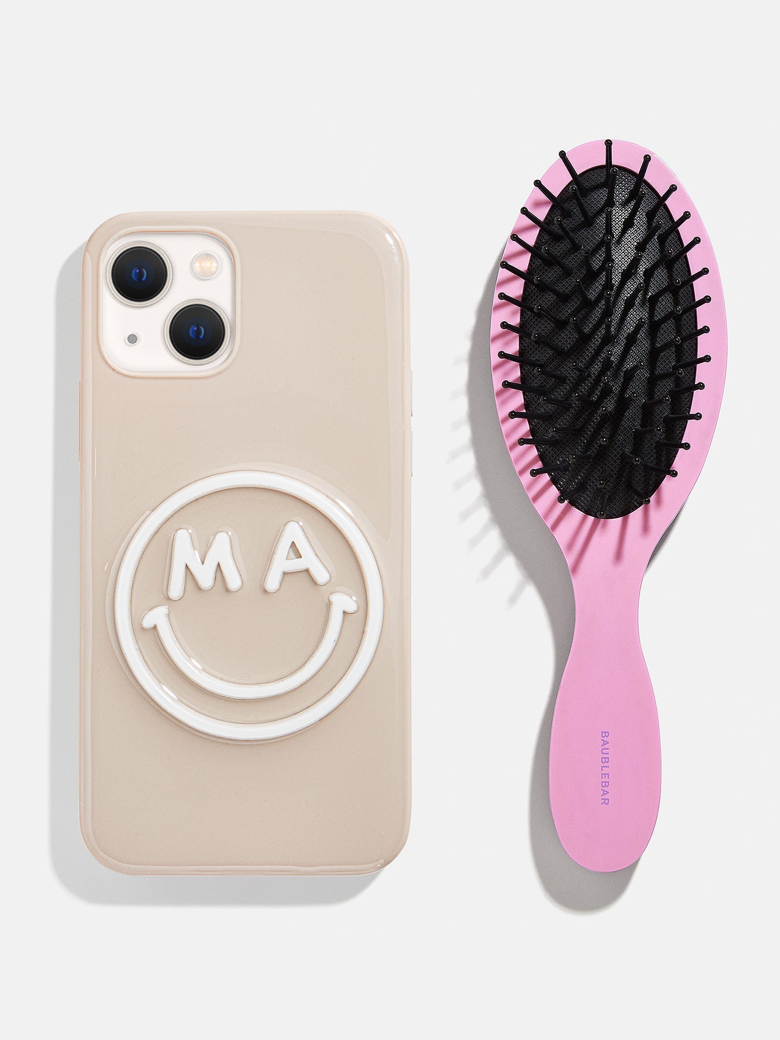 Mini Fine Line Custom Hair Brush - Lavender/Pink