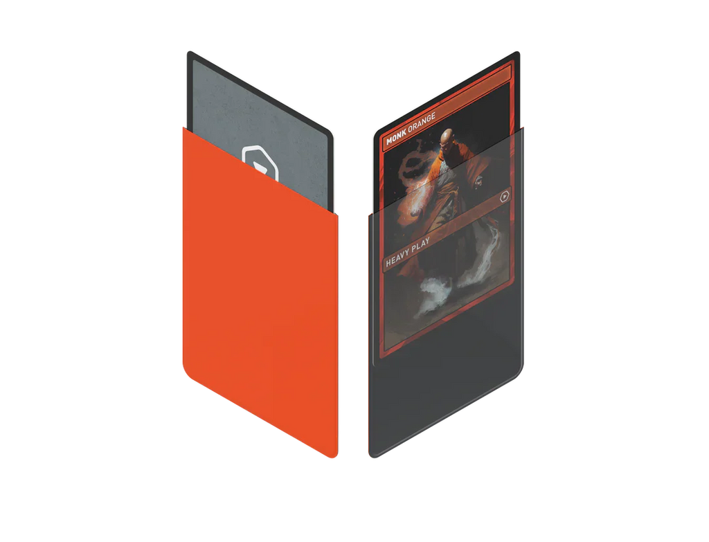 Heavy Play Curv Sleeves Standard 100 Ct Monk Orange