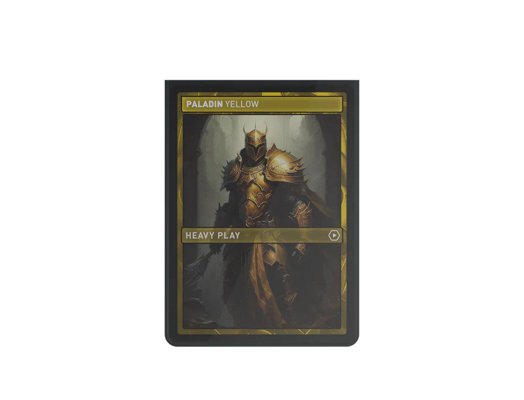 Heavy Play Curv Sleeves Standard 100 Ct Paladin Yellow